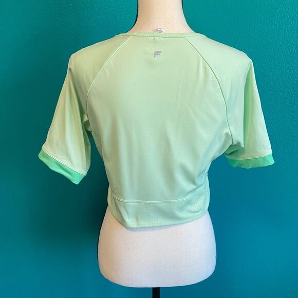 Fabletics Avah Color Block Athletic Crop Top Women's XXL - Picture 4 of 8
